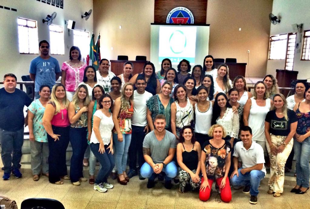 Equipe capacitada em Bom Despacho. Acervo Nupad.