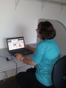 A médica Célia Maria, da Fundação Hemominas. (Acervo Cehmob)