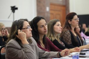 Convidados durante workshop internacional. Foto: Bruna Carvalho.