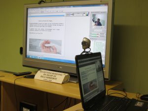 Apresentação das normas para coleta de amostras. Acervo Nupad.