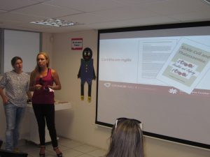 Profissionais contam sobre a viagem para a Inglaterra. Foto: Rafaella Arruda.