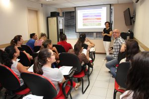 Treinamento sobre o ciclo de gestão dos recursos públicos. Foto: Bruna Carvalho.