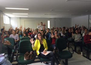 Grupo em capacitação na cidade de Viçosa. Acervo Nupad.