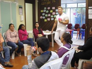 Roda de conversa sobre o câncer de mama. Acervo Nupad.