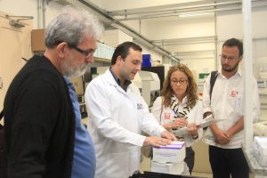 Visita ao Laboratório de Triagem Neonatal do Nupad. Foto: Bruna Carvalho.