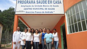 A equipe do PSF Amigos da Saúde, em Durandé. Foto: Rafaella Arruda.
