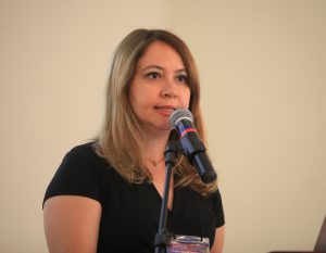Palestra da médica Patrícia Resende, hematologista da Hemominas. 