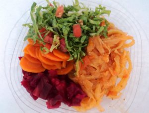 Prato adequado às pessoas com fenilcetonúria. Acervo Nupad.