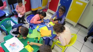 Crianças participam do Africamamos, em julho de 2015. Foto: Rafaella Arruda.