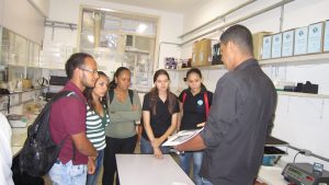 Alunos visitam o LTN do Nupad. Acervo Nupad.