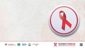 Logo do “Dezembro Vermelho” – CIPA/Nupad. (Arte: Ricardo Alves – Design / TI – Nupad).