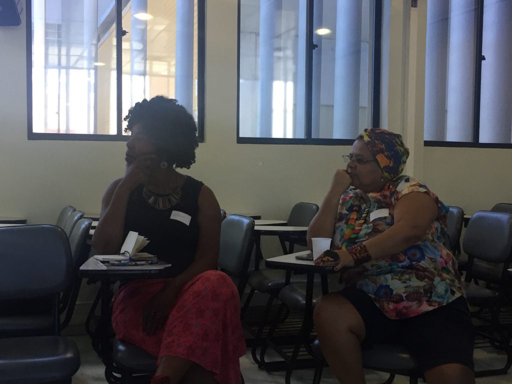 Yone Gonzaga e Maria Zenó Soares. Foto: Larissa Rodrigues. 